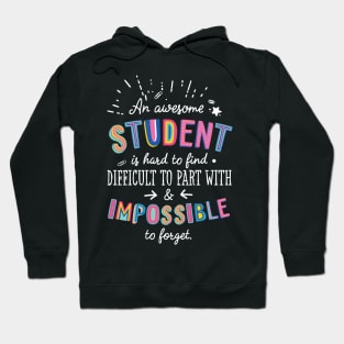 An awesome Student Gift Idea - Impossible to Forget Quote Hoodie